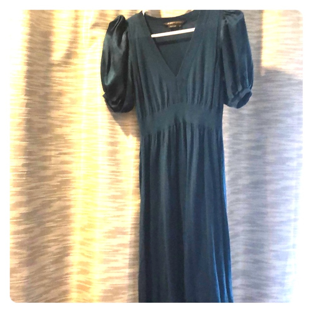 BCBG Maxazria teal/blue dress. Great condition.